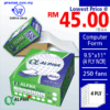 Lowest Price Office Supply Online. Shop ALPHA Computer Form Online at prostat.com.my to Enjoy Discount Prices and Promotional Sales