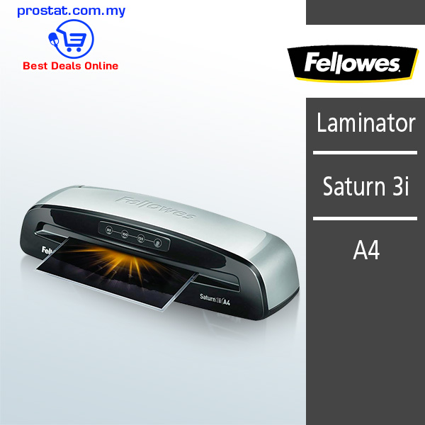 Shop Fellowes Laminator Saturn 3i A4 Online at prostat.com.my to Enjoy Discount Prices & Super Deals.