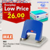 Shop MAX Paper Puncher 2 Hole DP-F2DN2 Online at prostat.com.my to Enjoy Discount Prices and Promotional Sales. Lowest Price Office Supply Online