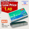 Shop MAX Staples No.3-1M Stapler Bullet Online to Enjoy Discount Prices and Promotional Sales. Complete Range of Office Supply Online