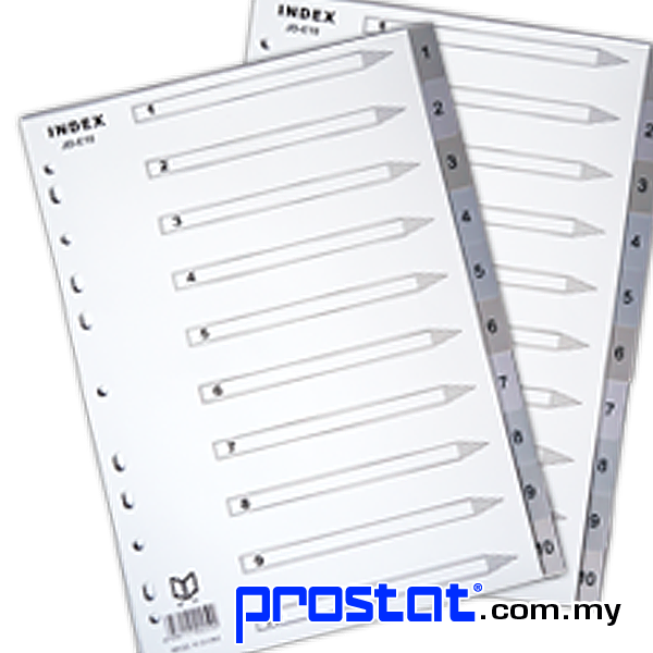 PP INDEX DIVIDER 1-10