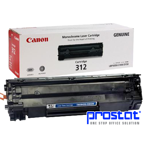 Canon Original Genuine Black Toner Printer Cartridge 312