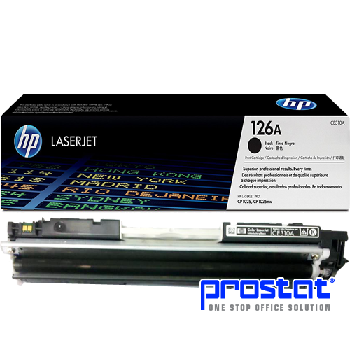 HP 126A Black LaserJet Toner Cartridge (CE310A)