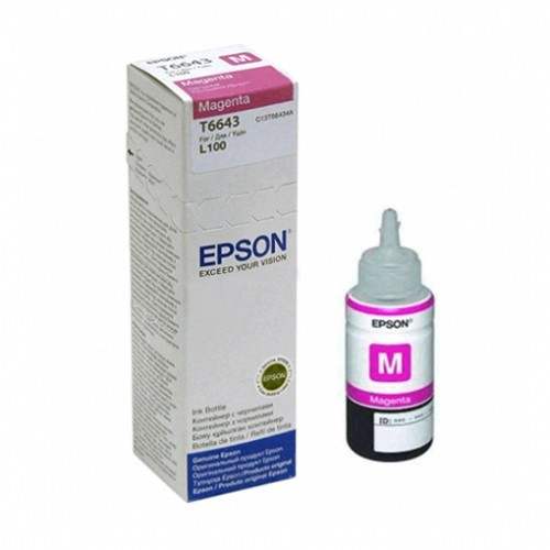 Epson L100 L200 L300 Magenta Ink Cartridge - C13T664300
