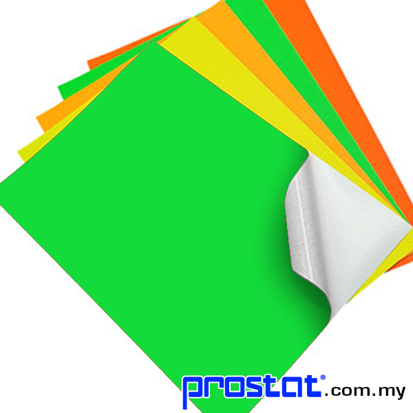 A4 Sticker Paper Label 10's - Cyber Colour