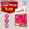 IK Natural A4 Copier Paper 70gsm 500 sheets Malaysia A4 Paper Wholesale Price