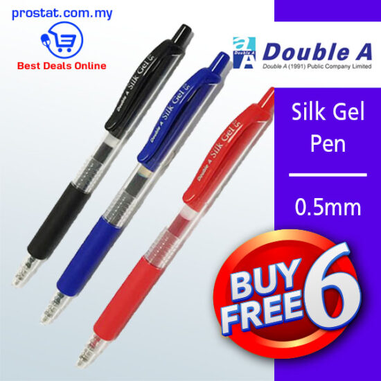 Shop Double A Silk Gel Pen Online at prostat.com.my