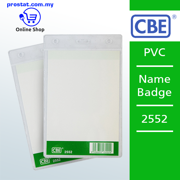Cheapest Office Supply Online. Shop CBE PVC Name Badge 2552 Online at prostat.com.my to Enjoy Discount Prices and Promotional Sales.