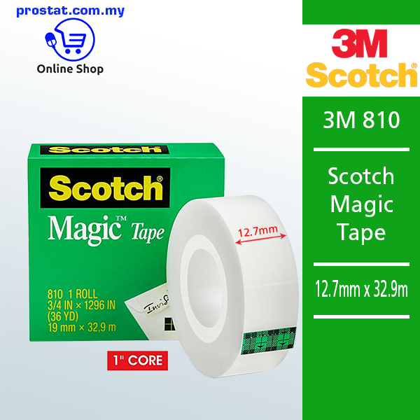 3M 810 Scotch Magic Tape 12.7mm x 32.9m