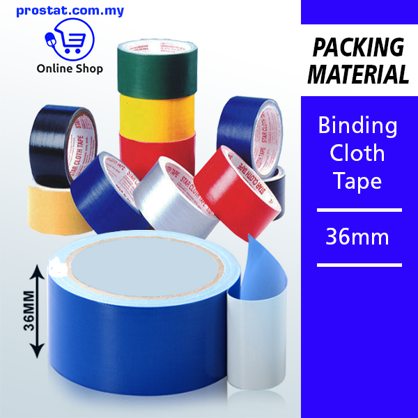 Direct Factory Price. Buy Binding Cloth Tape 36mm Online To Enjoy Discounts. Full Range of Masking Tape, Cellulose Tape, OPP Tape, Acrylic & Double Sided Tape.