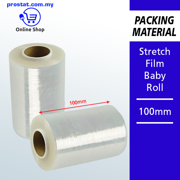 Stretch Film Baby Roll - 100mm