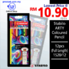 Cheapest Office Supply Online. Shop Stabilo ARTY Colored Pencil 1520/12 Online at prostat.com.my to Enjoy Discount Prices & Super Deals.