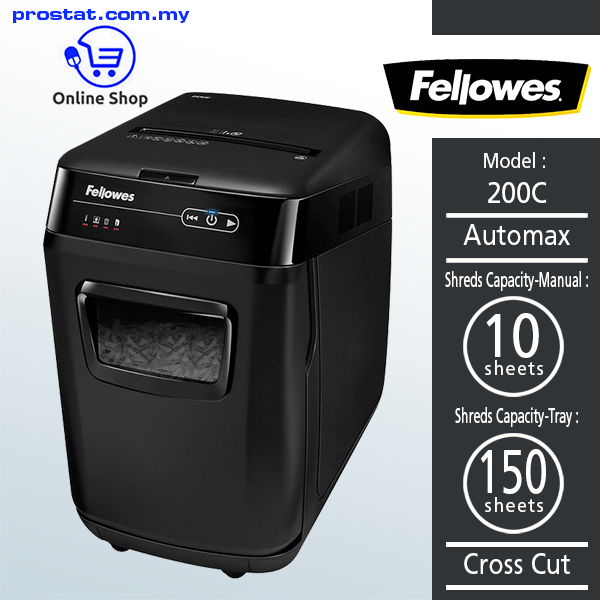 Fellowes Automax Paper Shredder 200C - Auto Feed