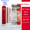 Shop NT Cutter Spare Blade BA-100 Online at prostat.com.my to Enjoy Discount Prices & Promotional Sales. Lowest Price One Stop Online Office Stationery Supplier