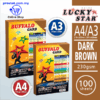 Lowest Price Office Supply Online. Shop Lucky Star Buffalo Fancy Card - Dark Brown Online at prostat.com.my to Enjoy Discount Prices