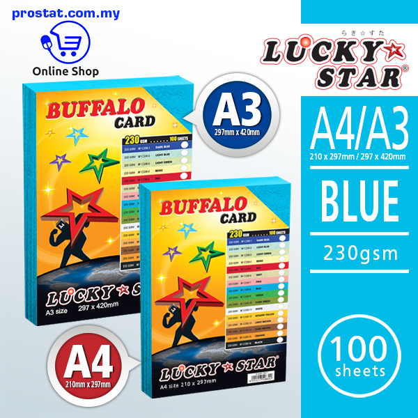 Lowest Price Office Supply Online. Shop Lucky Star Buffalo Fancy Card - Blue Online at prostat.com.my to Enjoy Discount Prices & Super Deals.