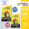 Lucky Star A3/A4 3 Sheet Color Card 160gsm-(210) Lemon – Malaysia Online office supply prostat.com.my