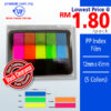 Eco PP Index Film with Cover - 12mm x 45mm (5 Colors) – Malaysia Online office supply prostat.com.my