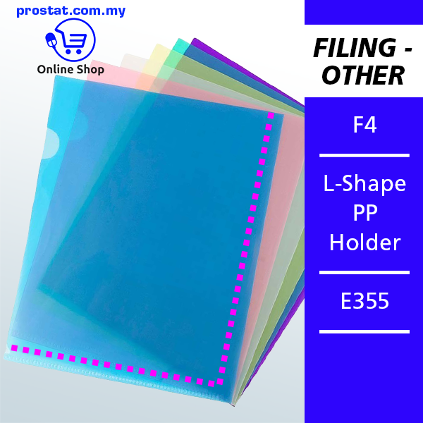 F4 L-Shape PP Holder E355 - Lowest @ RM1.00-RM1.30/Pc
