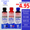 Lowest Price Office Supply Online. Shop Online Artline Whiteboard Markers Refill Ink ESK 50A - 20ml at prostat.com.my to Enjoy Discounted & Promotional Price