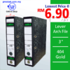 Shop ABBA Lever Arch File 3" 404 Gold Online at prostat.com.my to Enjoy Discount Prices and Promotional Sales. Cheapest Office Supply Online.