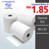 Shop High Quality Thermal Receipt Paper Roll 80 x 60mm Online at prostat.com.my to Enjoy Discount & Promotion. Available in Selangor & Malaysia‑wide shipping