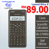 Shop Casio Scientific Calculator (fx-570MS) Online at prostat.com.my to Enjoy Discount Prices. Lowest Price One Stop Online Office Stationery Supplier.