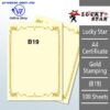 Shop A4 Certificate Paper With Gold Stamping B19 Online at prostat.com.my to Enjoy Discount Prices. Lowest Price One Stop Online Office Stationery Supplier