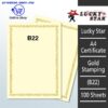 Shop A4 Certificate Gold Stamping B22 Online at prostat.com.my to Enjoy Discount Prices & Super Deals. Lowest Price One Stop Online Office Stationery Supplier