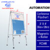 Conference Flip Chart Magnetic Board FC34R - Cheapest Online Wholesales Promotion Price - Office Stationery & Automation Supply in Malaysia