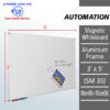 Magnetic Whiteboard Aluminium Frame 3 x 5 SM35 for office and school Malaysia