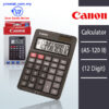 Shop Canon Calculator (AS-120 II) Online at prostat.com.my to Enjoy Discount Prices & Promotional Sales. Lowest Price One Stop Online Office Stationery Supplier