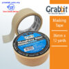 Complete Range of Office Supply Online. Shop Grabbit Masking Tape 36mm x 12 yards online at prostat.com.my to Enjoy Discount Prices and Promotion Sales.