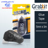 Shop Grabbit Glue Tape 5mm x 5m Online at prostat.com.my to Enjoy Online Promotional Prices. Complete Range of Office Stationery Supply Cheapest Online.