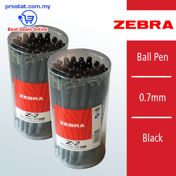Zebra Z-2 Ball Pen 0.7mm - Black