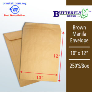 Lowest Price Office Supply Online. Shop Butterfly Brown Manila Envelope Online at prostat.com.my to Enjoy Discount Prices & Promotional Sales. Fast Delivery.