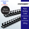 Plastic Binding Comb 18mmx 21Ring (Bind Up to 130Sht) – Malaysia Online office supply prostat.com.my