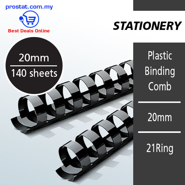 Plastic Binding Comb 20mm (Bind Up to 140 Shts) – Malaysia Online office supply prostat.com.my