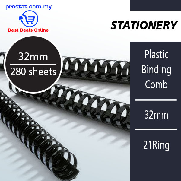Plastic Binding Comb 32mm (Bind Up to 270Shts)
