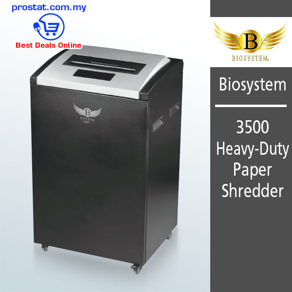Biosystem 3500 Heavy-Duty Paper Shredder - Office Use – Malaysia Online office supply prostat.com.my