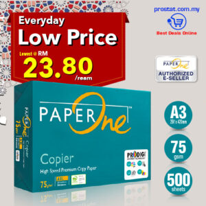 A3 Copier Paper 75Gsm PaperOne Cheapest Online Promotion @ prostat.com.my We Are PaperOne A3 Paper Supplier & Appointed Distributor For Paperone Products