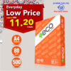 Distributor and wholesale for IK Eco A4 Copier Paper IK Yellow, PaperOne, Lucky Star, Double A in Malaysia. We offer cheapest online A4 Paper Promotion