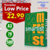 Cheapest Smartist A3 Copier Paper, IK Yellow, PaperOne, Double A . We are appointed distributor for Smartist in Malaysia. Lowest A4 Paper Price Online
