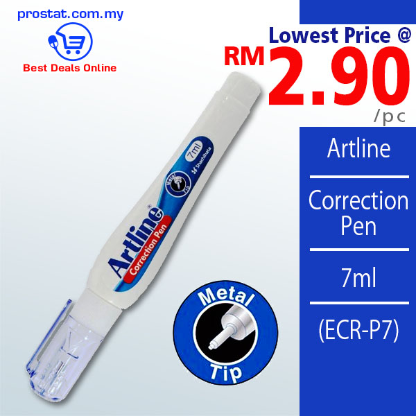 Artline Correction Pen 7ml (ECR-P7) – Malaysia Online office supply prostat.com.my