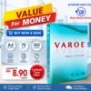 Varoe A4 Copier Paper 70gsm 500 Sheets for office printing, photocopying and document production in Malaysia - Prostat Malaysia Online B2B Office Supplies (A4 Paper)